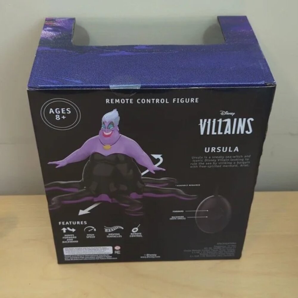 Disney Villains Ursula Remote Control Figure Brand New - Picture 3 of 14